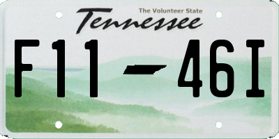 TN license plate F1146I