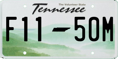 TN license plate F1150M
