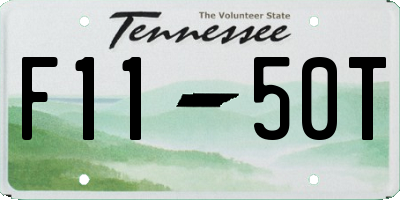 TN license plate F1150T
