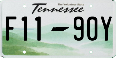 TN license plate F1190Y