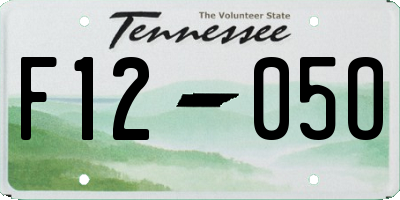 TN license plate F1205O