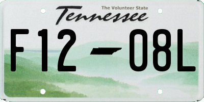 TN license plate F1208L