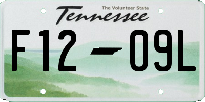 TN license plate F1209L