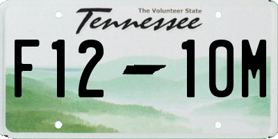 TN license plate F1210M