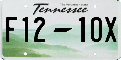 TN license plate F1210X