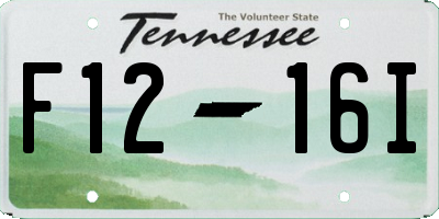 TN license plate F1216I
