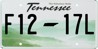 TN license plate F1217L