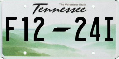 TN license plate F1224I