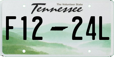 TN license plate F1224L