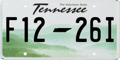 TN license plate F1226I