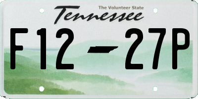 TN license plate F1227P