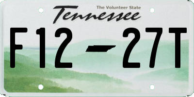 TN license plate F1227T