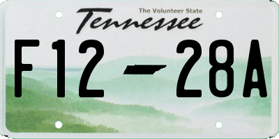TN license plate F1228A