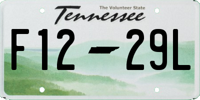 TN license plate F1229L