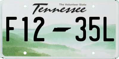 TN license plate F1235L