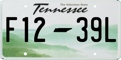 TN license plate F1239L