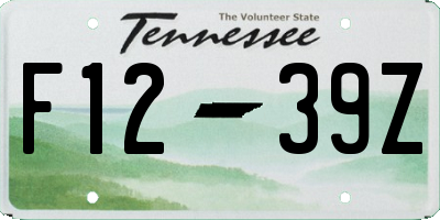 TN license plate F1239Z