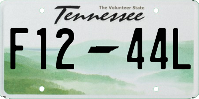 TN license plate F1244L