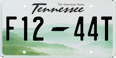 TN license plate F1244T