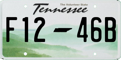 TN license plate F1246B