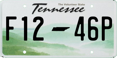 TN license plate F1246P