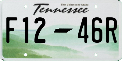 TN license plate F1246R