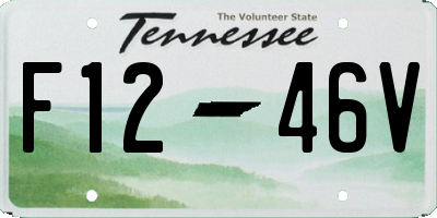 TN license plate F1246V