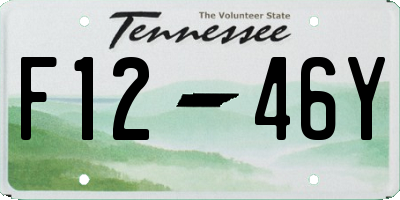 TN license plate F1246Y
