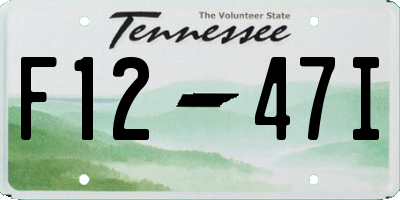 TN license plate F1247I