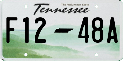 TN license plate F1248A