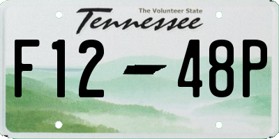 TN license plate F1248P