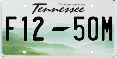 TN license plate F1250M