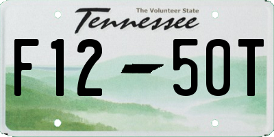 TN license plate F1250T