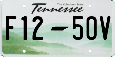 TN license plate F1250V