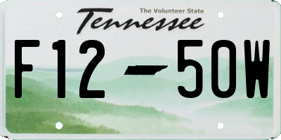 TN license plate F1250W