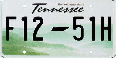 TN license plate F1251H