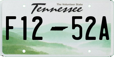 TN license plate F1252A