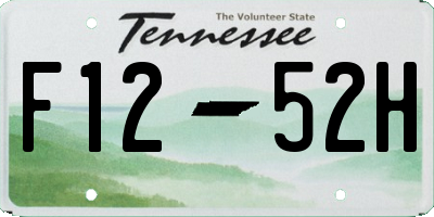 TN license plate F1252H