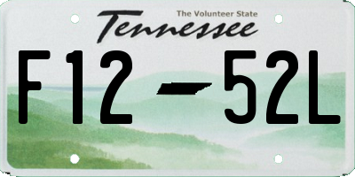 TN license plate F1252L