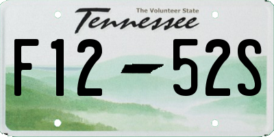 TN license plate F1252S