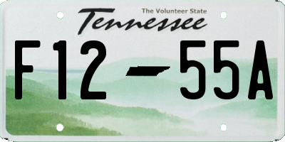 TN license plate F1255A