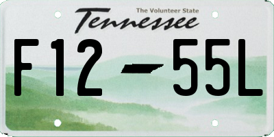 TN license plate F1255L