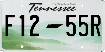 TN license plate F1255R