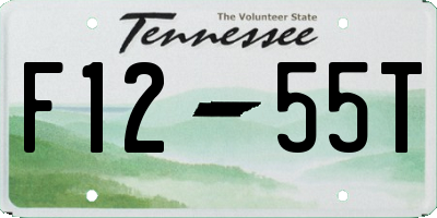 TN license plate F1255T