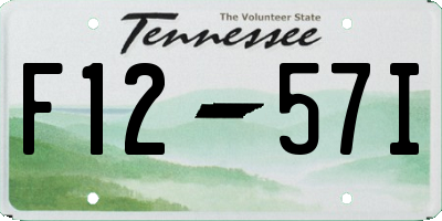 TN license plate F1257I