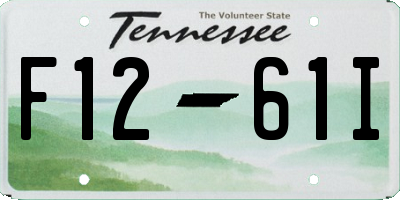 TN license plate F1261I