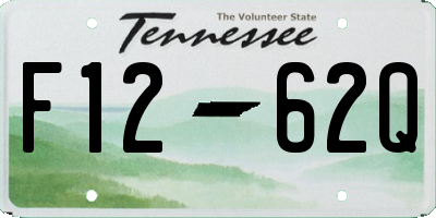 TN license plate F1262Q