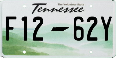 TN license plate F1262Y