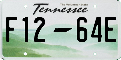 TN license plate F1264E