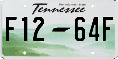 TN license plate F1264F